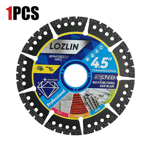 4.5" Multi Material Cutting Blade for Angle Grinder Metal Tile Stone Cutting