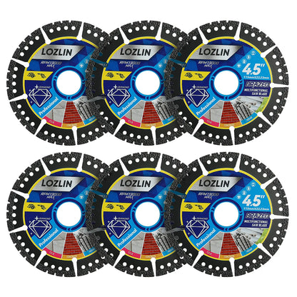 4.5" Multi Material Cutting Blade for Angle Grinder Metal Tile Stone Cutting