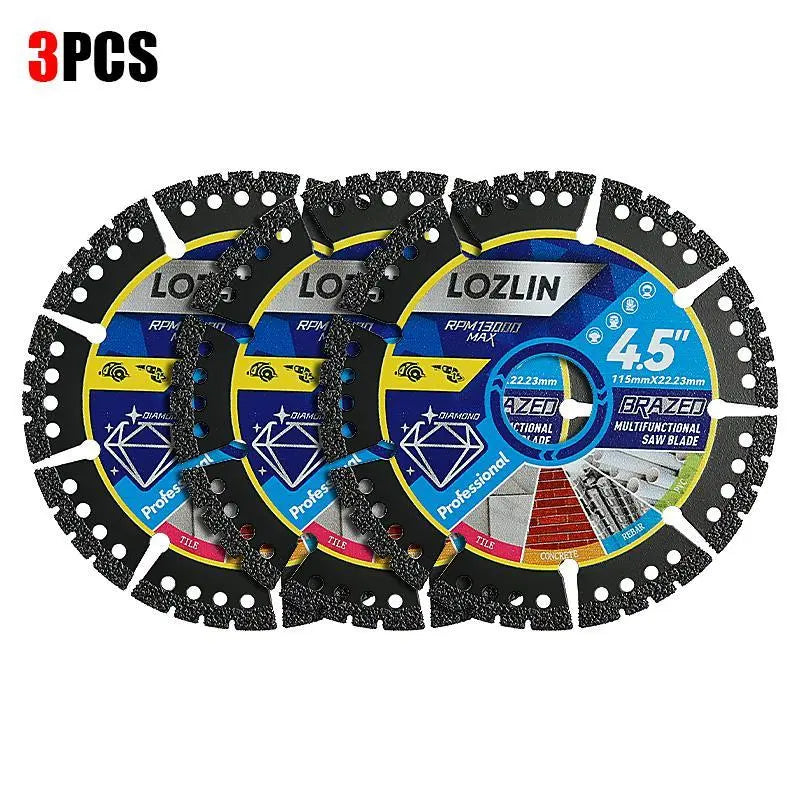 4.5" Multi Material Cutting Blade for Angle Grinder Metal Tile Stone Cutting