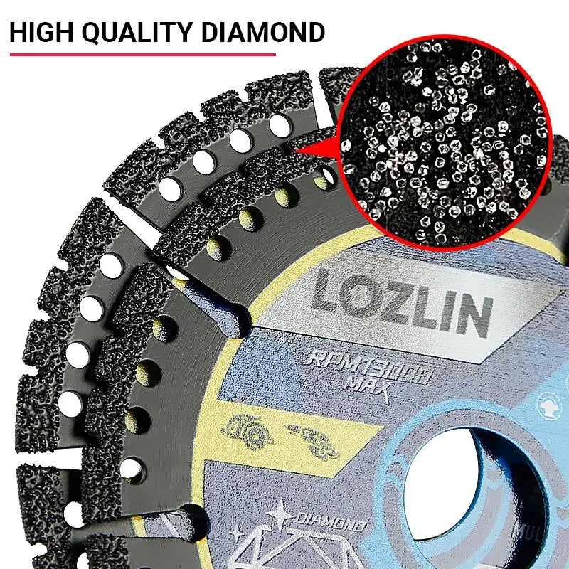 4.5" Multi Material Cutting Blade for Angle Grinder Metal Tile Stone Cutting