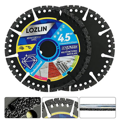 4.5" Multi Material Cutting Blade for Angle Grinder Metal Tile Stone Cutting