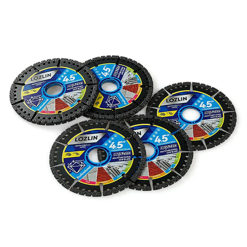 4.5" Multi Material Cutting Blade for Angle Grinder Metal Tile Stone Cutting